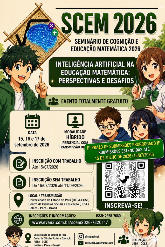 SCEM 2026 - SEMINÁRIO DE COGNIÇÃO E EDUCAÇÃO MATEMÁTICA.